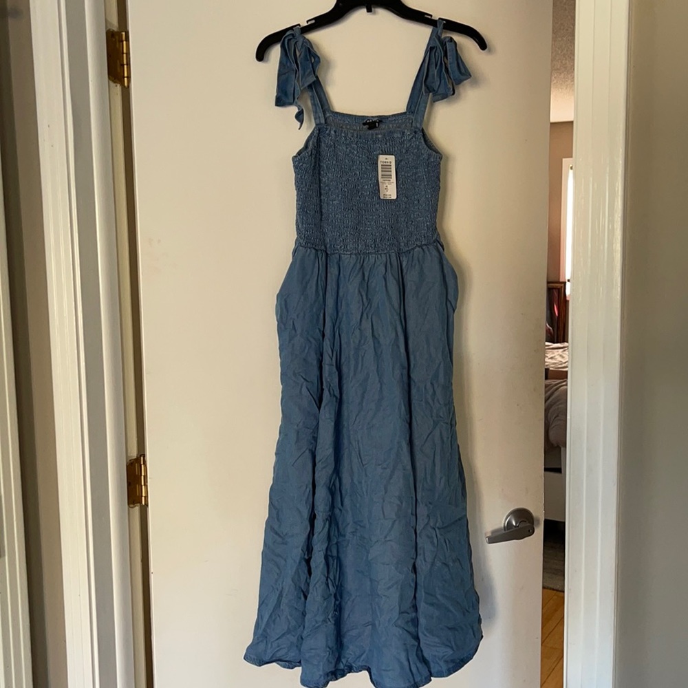 MIDI Torrid blue Jean Sundress